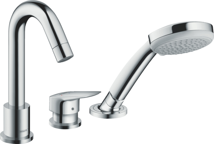 Hansgrohe Logis 3-Loch Wannenrandmischer 71310000 chrom