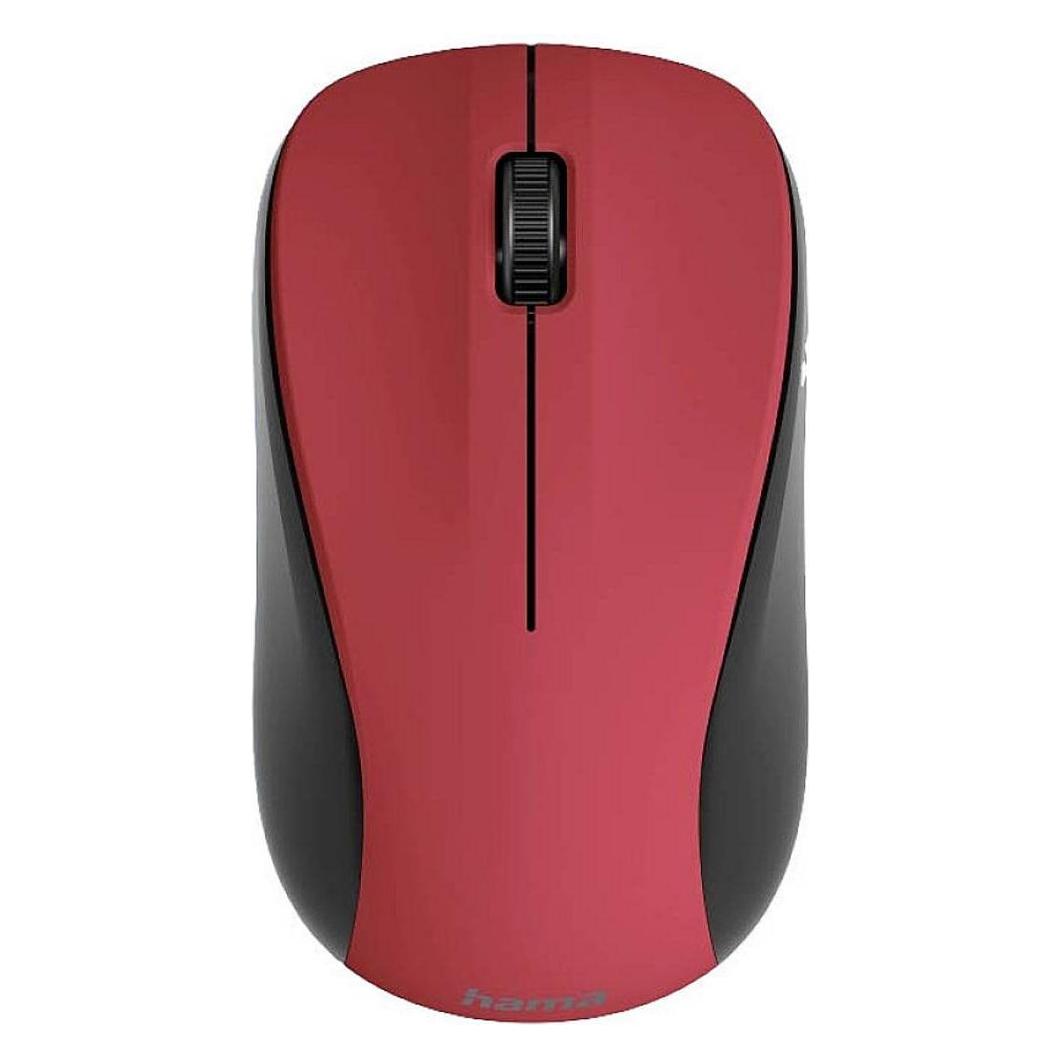 Hama Wireless 3-Tasten Maus MW-300 V2 rot (Kabellos) (00173022)