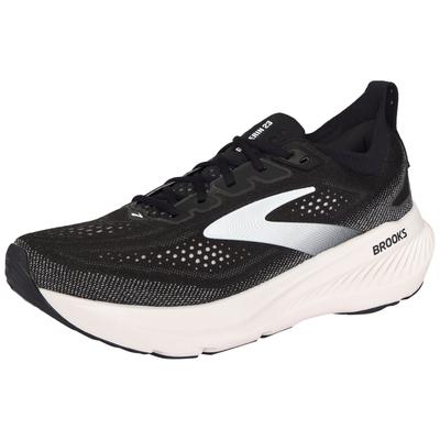 Laufschuh BROOKS "BROOKS Glycerin 23", Herren, Gr. 41, schwarz-weiß (schwarz, grau, weiß), Textil, Schuhe Laufschuh, für besonders weiche Landungen und kraftvolles Abstoßen