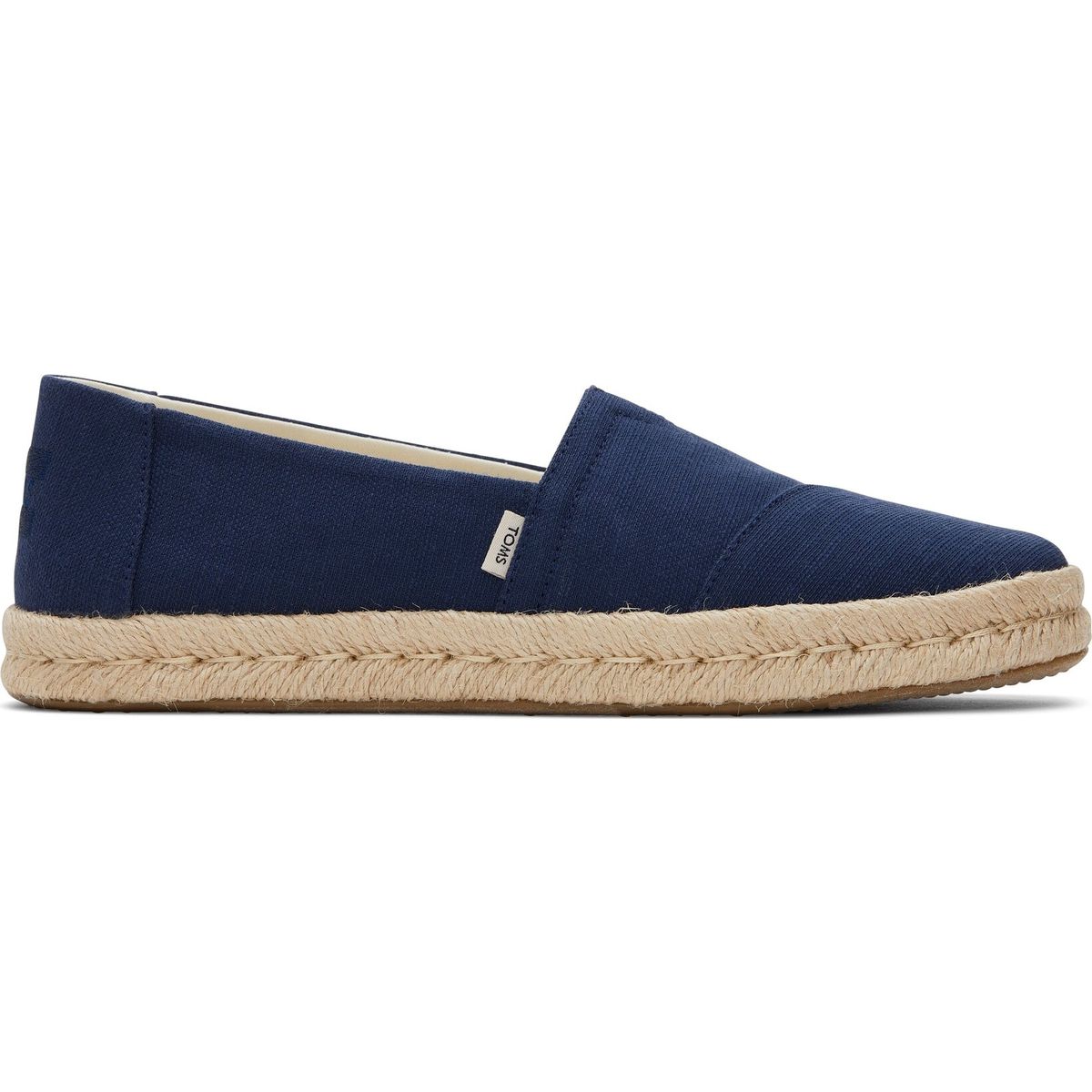 Toms Alpargata Rope 2.0 navy recycled cotton slubby 43.5 10020708-43.5