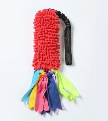 Inspired Finds Durable Plush Rope Dog Toy For Aggressive Chewers With Handle red Bb Sound Toy
