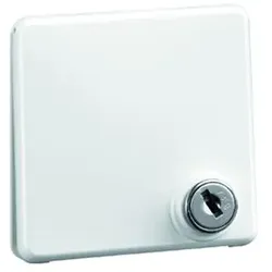 Peha Standard - Steckdose SCHUKO, weiß Klappdeckel, abschliessbar
