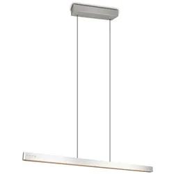 Trio LED-Pendelleuchte Donegal Metall Silber