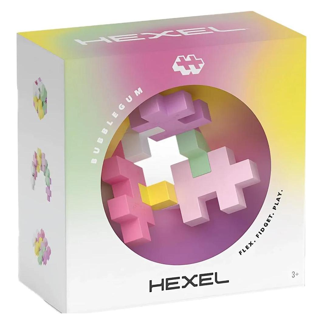 Plus-Plus Hexel Flex Bausteine, pink (3487)