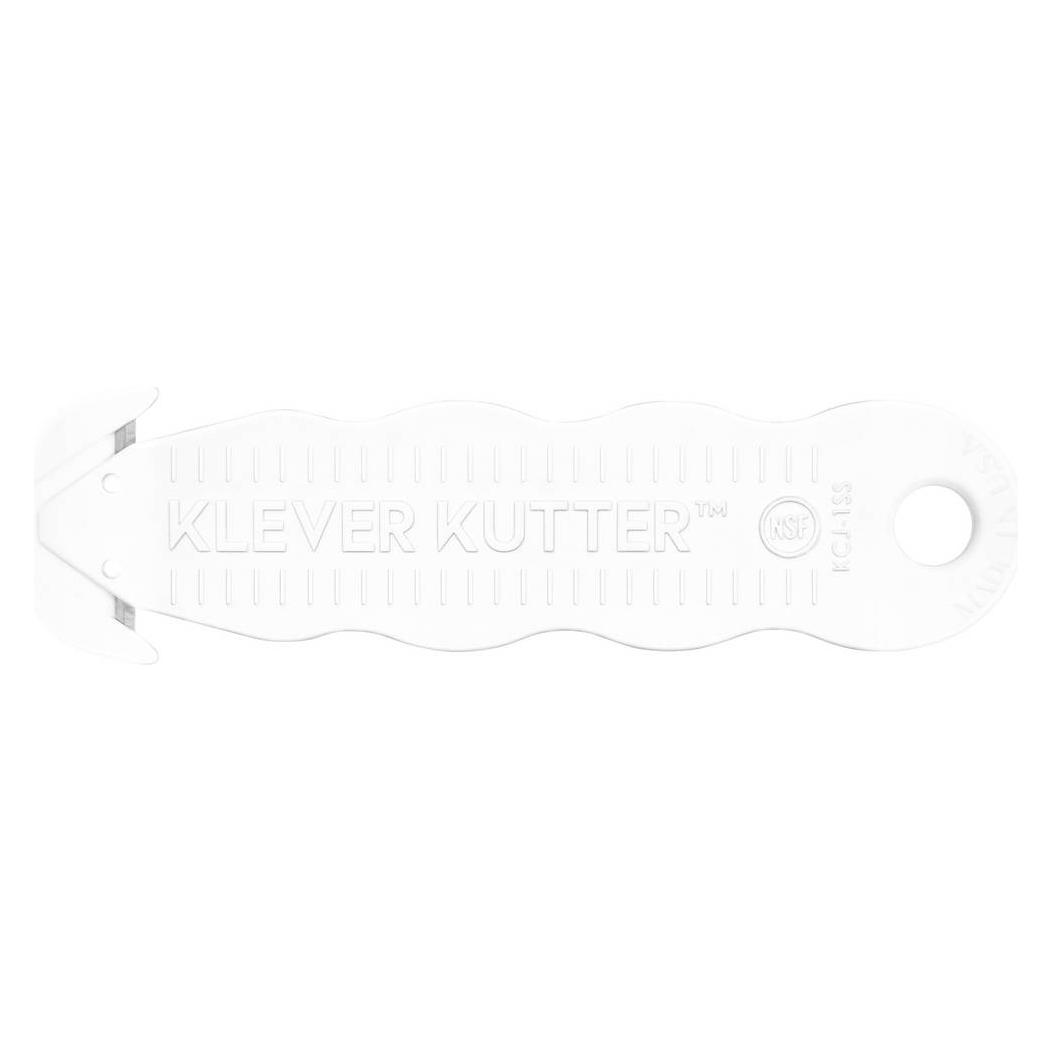 Klever KCJ-1SSWX Kutter NSF Food Zone Sicherheitsmesser Weiss, 10 St. (KCJ-1SSWX)