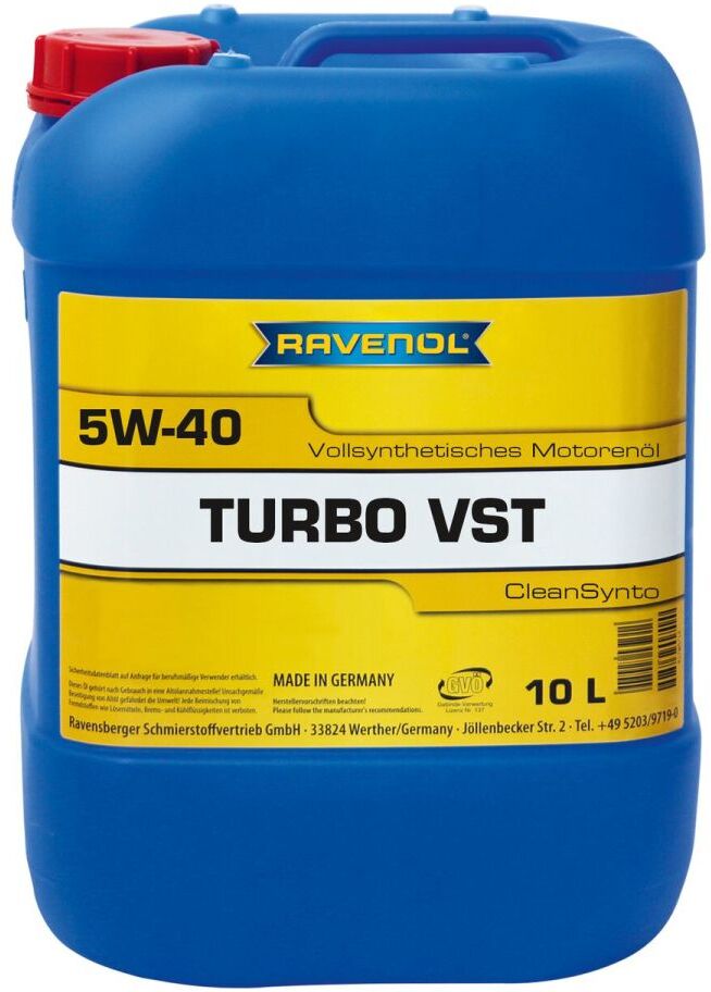 Motoröl RAVENOL 1111136 USVO TURBO VST 5W40 10L