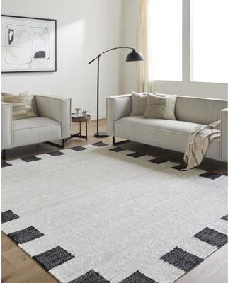 Livabliss Davonte Traditional Border Jute Area Rug