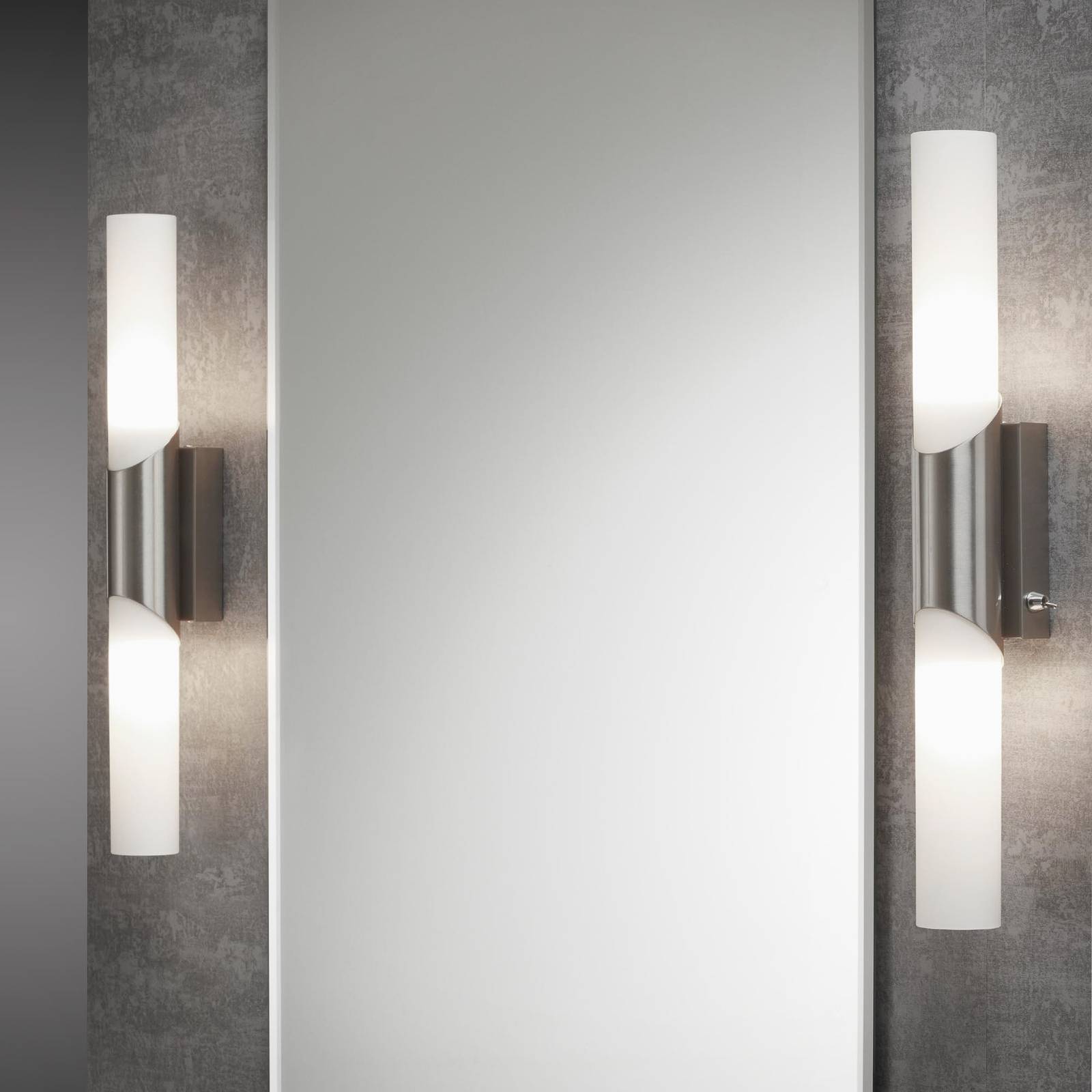 Briloner Wall Light Splash, Alu / grey / zinc, Living / Dining Room, metal, Modern, Wall Light