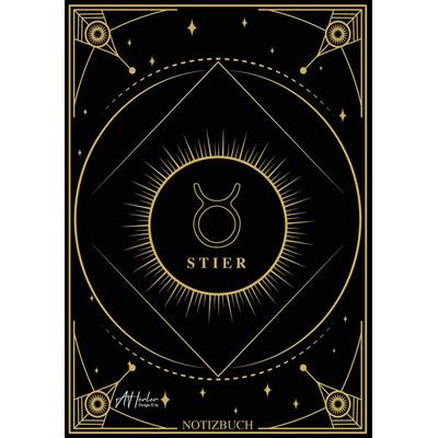 Edles Notizbuch Sternzeichen Stier | Designed by Alfred Herler, Taschenbuch von Alfred Herler, Tredition, 978-3-347-51612-0