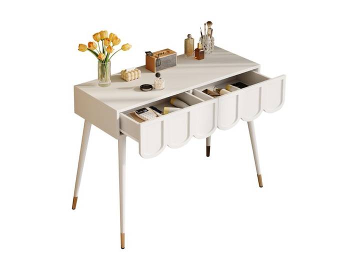 Coiffeuse - table d'appoint - bureau - MDF - adapté pour dressing/salon/étude - 100x40x76