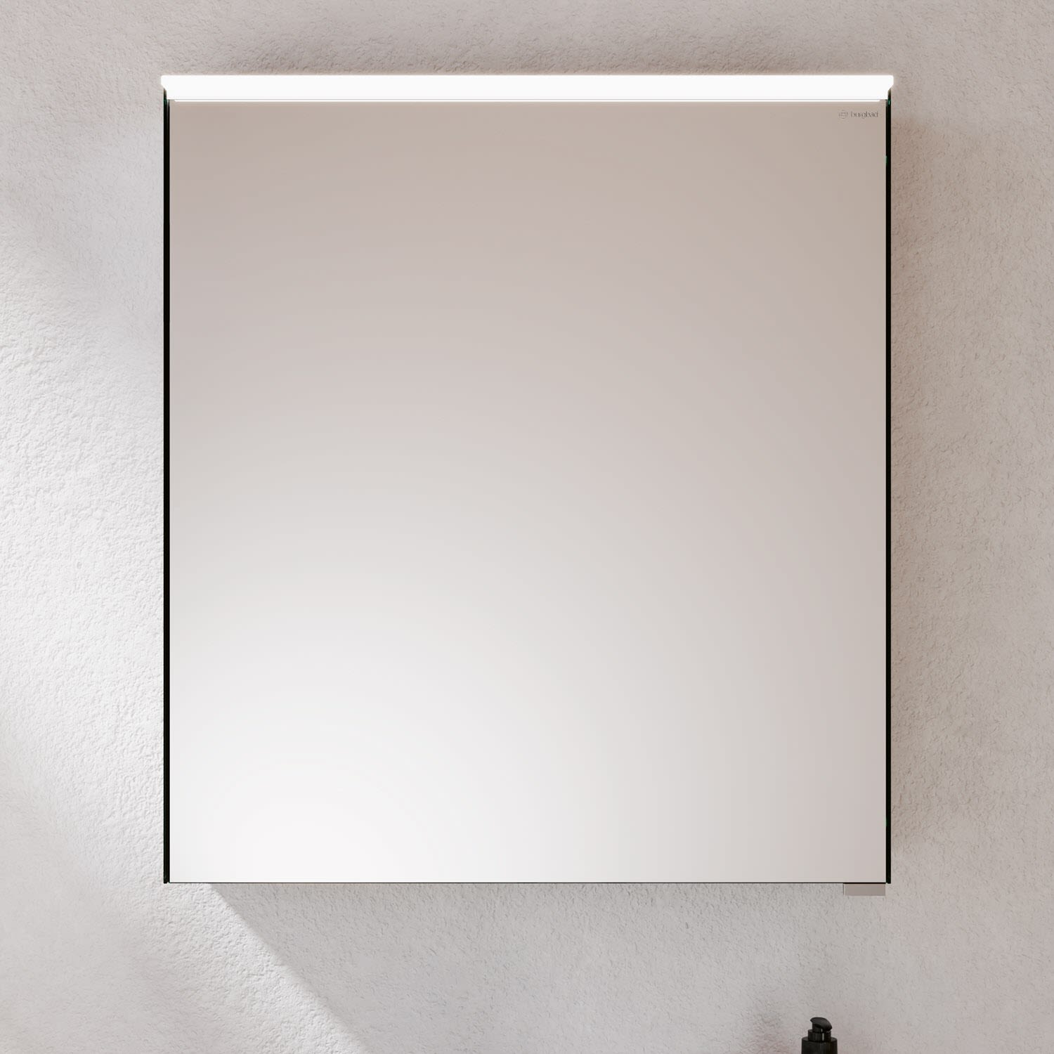 burgbad Vry Spiegelschrank 60,6 cm mit horizontaler LED-Beleuchtung, Badmöbel, SPIY061LPN610,
