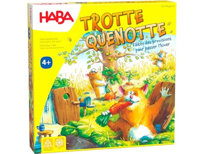 Haba 302388 Trotte Quenotte, een gezelschapsspel voor kinderen om problemen op te lossen en prioriteiten voor de 5 jaar en meer vast te stellen.