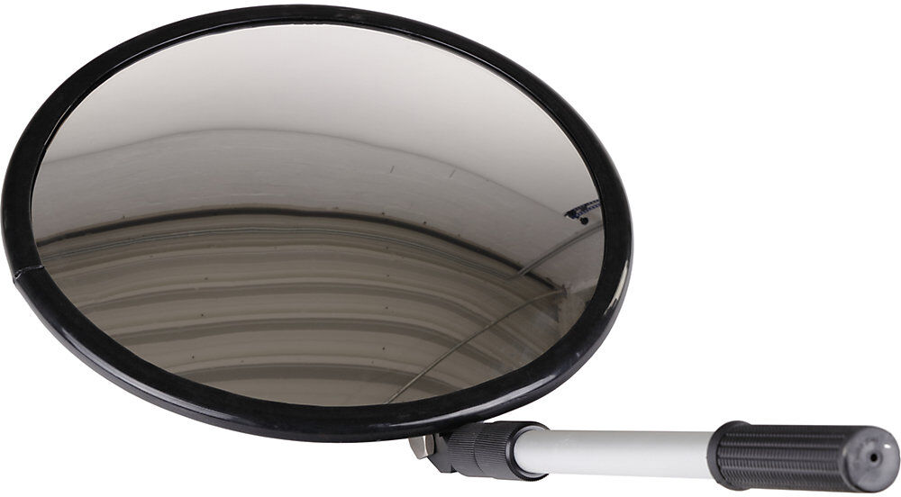Inspektionsspiegel mit Teleskoparm, rund, mit Rollenfüßen, Ø 350 mm Dan-MIRROR