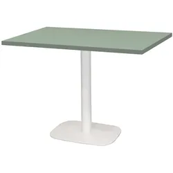 RestooTab - Tisch Round weiß 120x70cm Dekor grün celadon