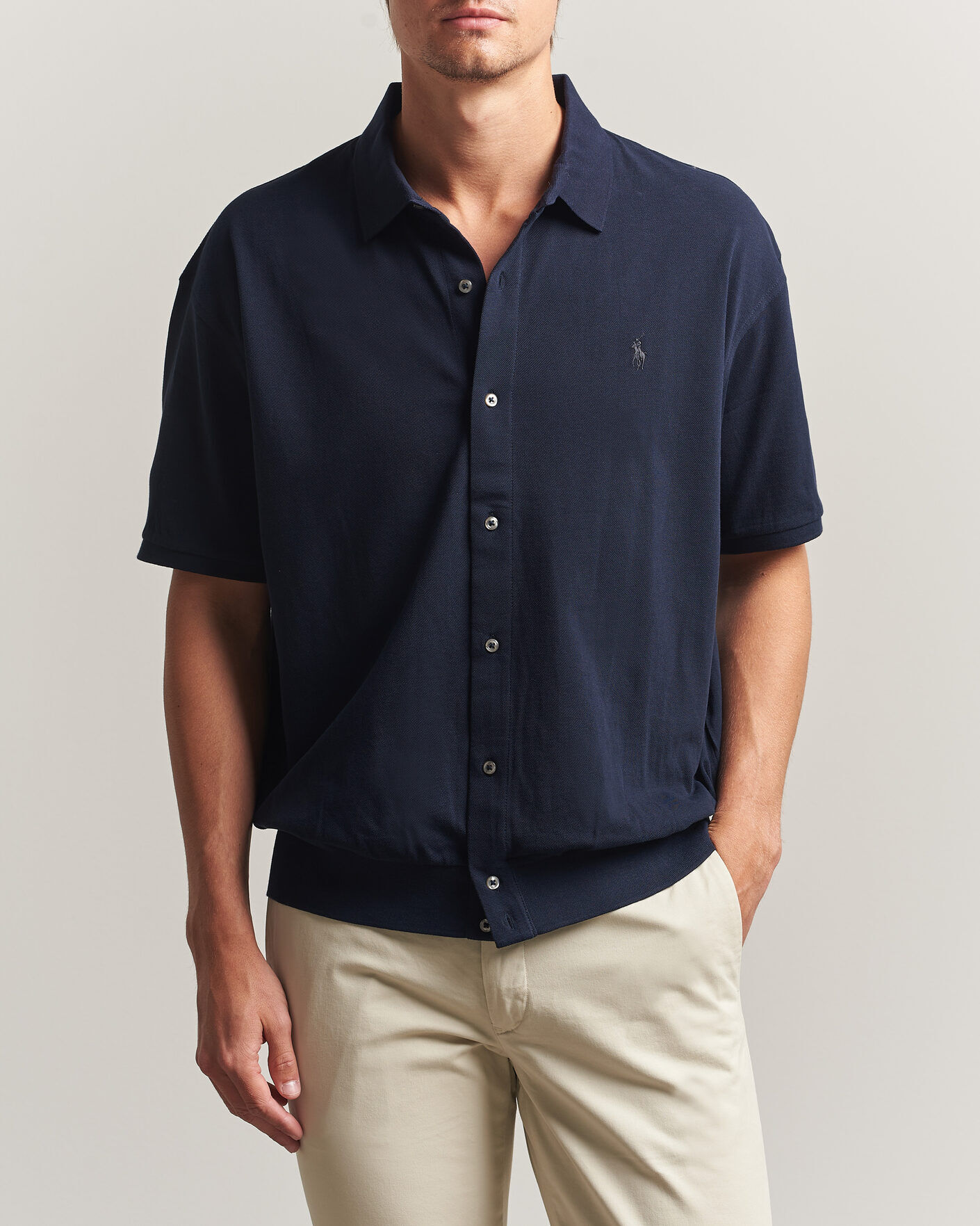 Polo Ralph Lauren Buttoned Polo Aviator Navy men XXL Blå