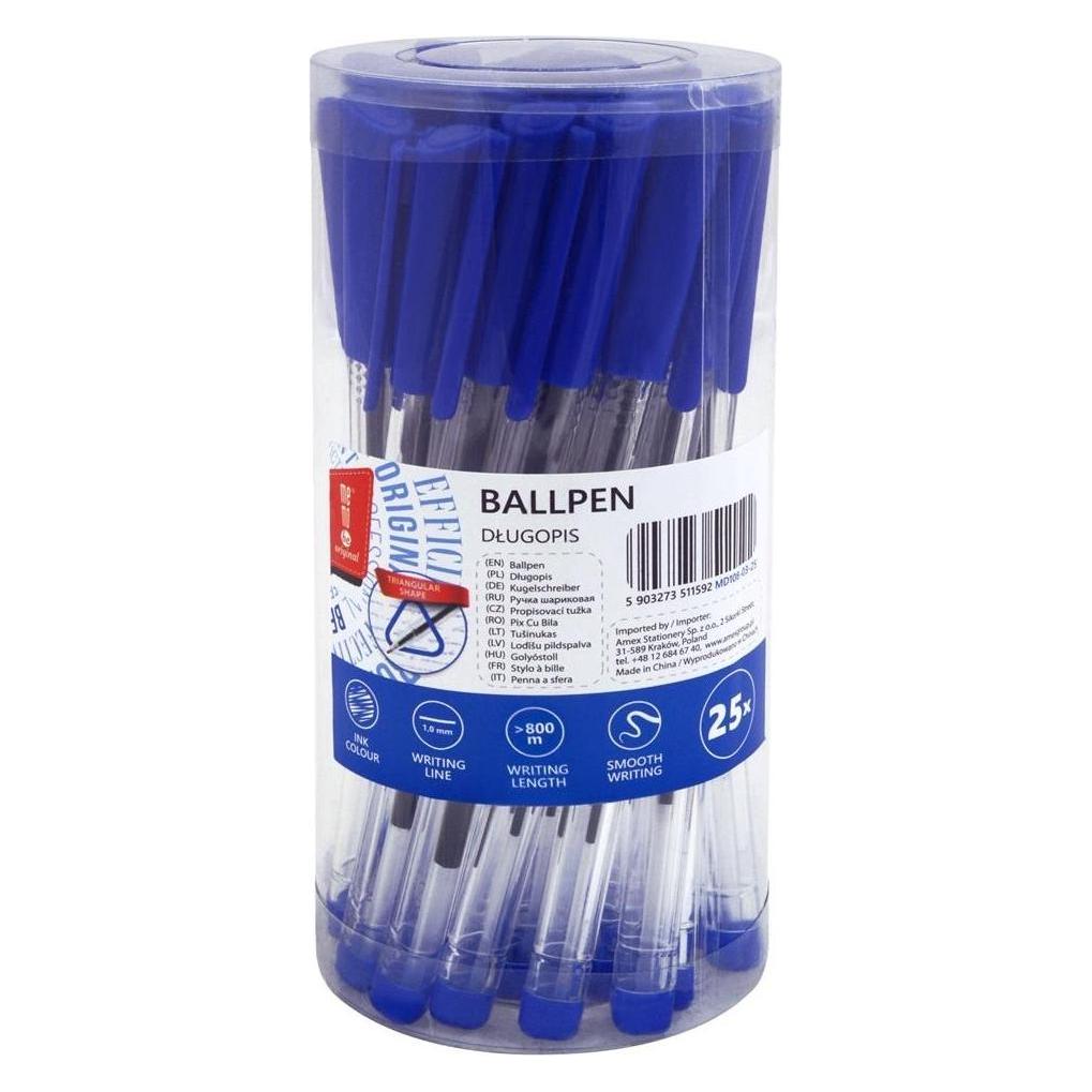 Memobe Blauer Tuben-Bürostift (25 Stück) (1 mm, 25x) (47997776)