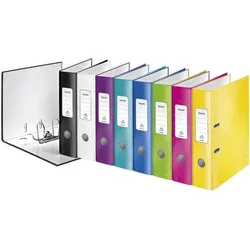 Leitz 10er-Pack Ordner WOW »1005« (8 cm) mit 180° Mechanik, 8x31.8x28.5 cm
