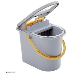 VERMOP Salmon Putzeimer 15,0 l grau, gelb