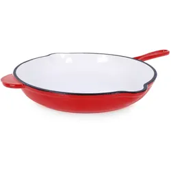 Gusseisen Bratpfanne rot