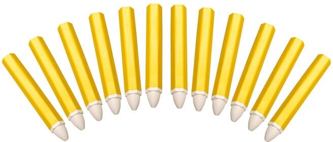 Marqueurs gras, blanc 12 pièces BGS ; BGS technic (8822)