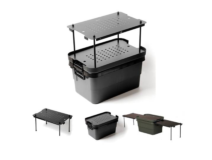 IGT – planche de Table de Camping, boîte de rangement, accessoires d'extérieur, plaque de bureau multifonctionnelle, tactique, adaptée à RISU/DOD/THOR