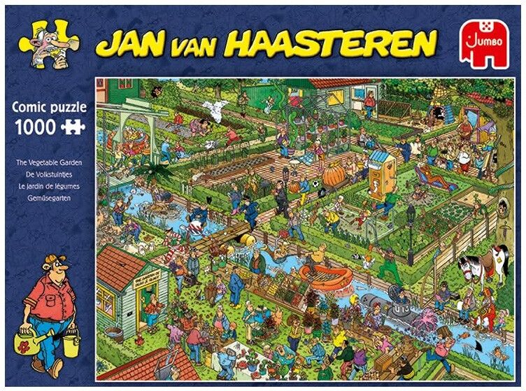 Jumbo Games Puzzle 1000 pcs Jan van Haasteren : Le jardin de légumes - Jumbo