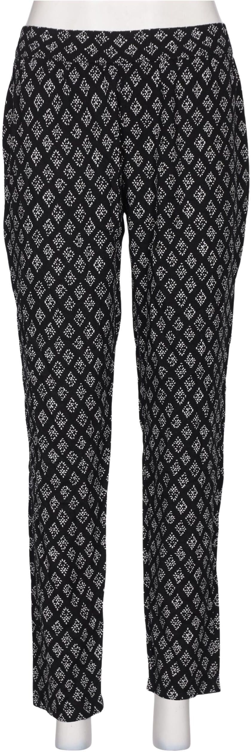 Jacqueline de Yong Damen Stoffhose, Schwarz, Gr. M, Viskose - Second Hand