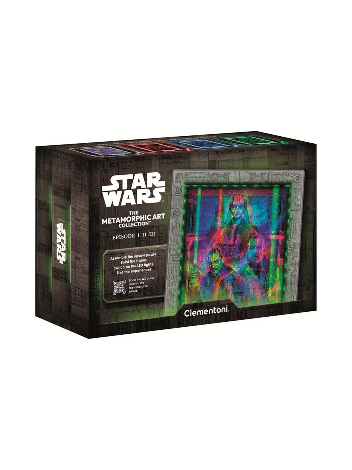 Clementoni Puslespil Star Wars - Ep.I-II-I - Metamorphic Art Collection 520 Brikker 2D Puzzles