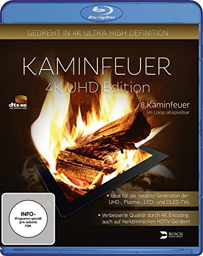 Simon Busch - Kaminfeuer - UHD Edition (gedreht in 4K Ultra High Definition) [Blu-ray] - Preis vom 30.09.2026 22:30:23 h