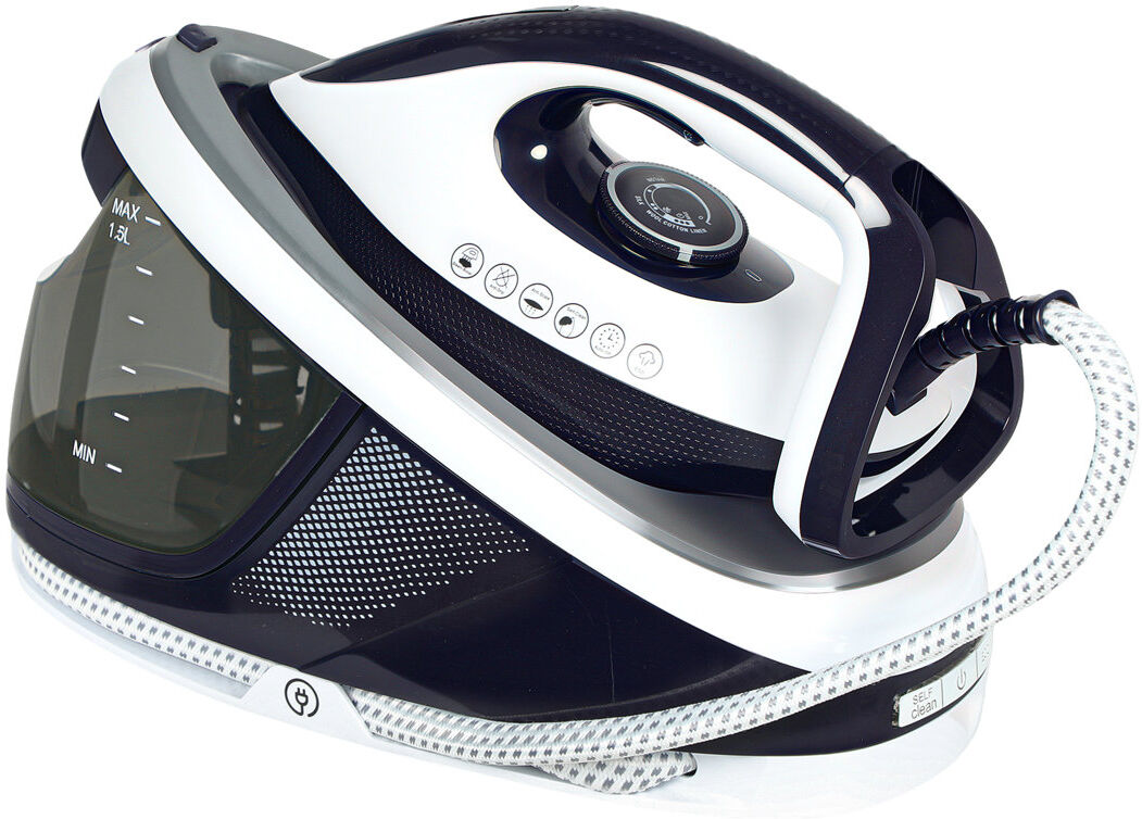 Brayden Studio HOMCOM Steam Generator Iron, Large Water Tank, Energy-Saving, Self-Cleaning Blue 3kg