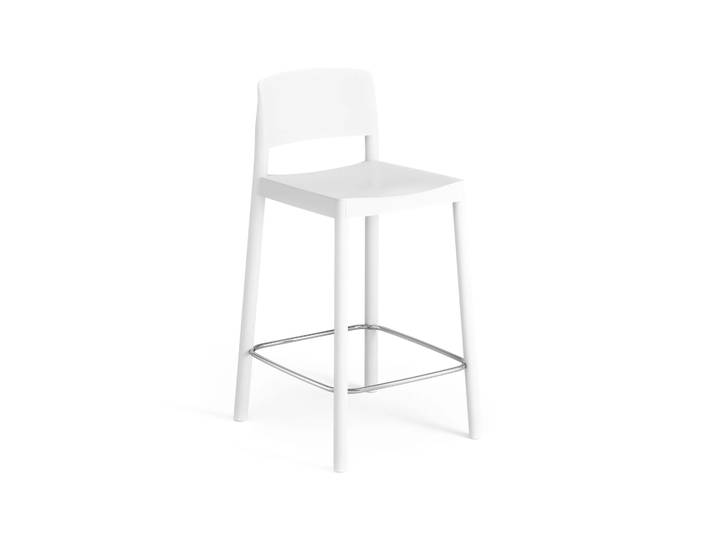 Swedese Grace Barstuhl 63cm Esche weiß glasiert