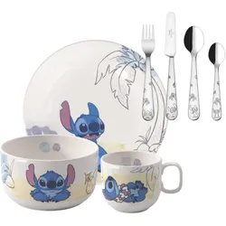Villeroy & Boch, Kindergeschirr + Kinderbesteck, Disney Stitch Kindergeschirr-Set