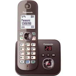 Panasonic KX-TG6821GA (DE-Version), Telefon, Braun