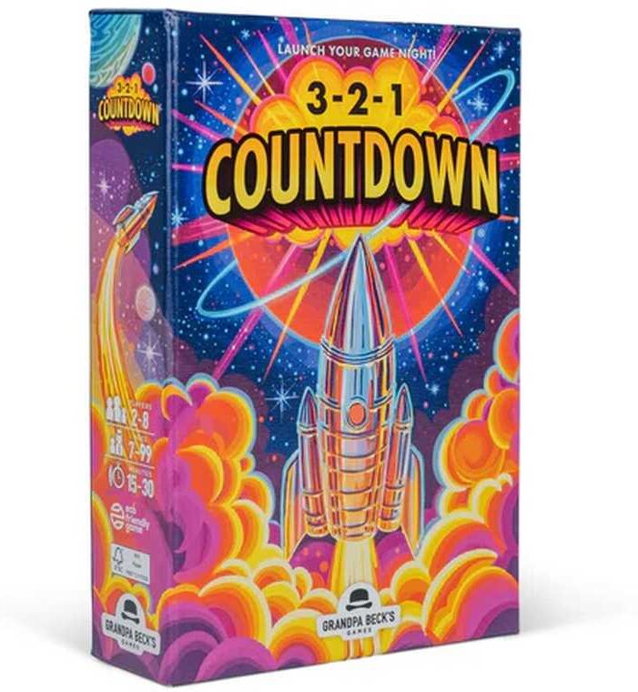3-2-1 Countdown Card Game by Grandpa Beck’s Games, Ages 8+, 2-6 Players