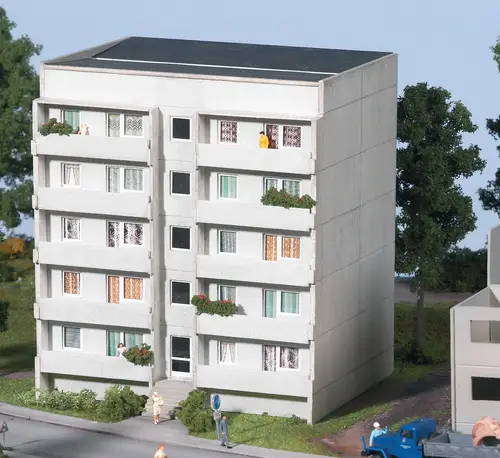 Piko H0 61146 H0 Plattenbau WBS70 Basis-Set