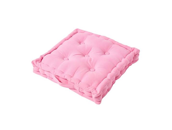 SITZKISSEN rosa 40/40/8 cm – Bodenkissen unifarben