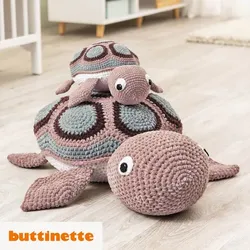 Häkelanleitung - Schildkröte aus Woll Butt Candy & Candy Fine