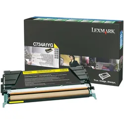 Lexmark Original Toner gelb 6.000 Seiten (C734A1YG) für C734dn/dtn/dw/n, C736dn/dtn/n, X734de, X736de, X738de/dte