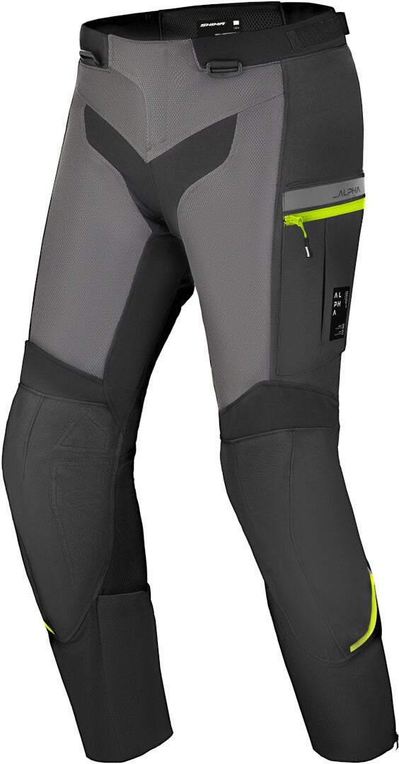 SHIMA Alpha wasserdichte Motorrad Textilhose ALPHA-MEN-PNT-FLUO-XXL