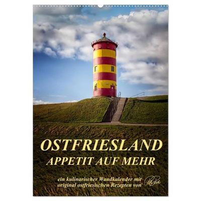 Ostfriesland - Appetit auf mehr / Geburtstagskalender (Wandkalender 2026 DIN A2 hoch), CALVENDO Monatskalender