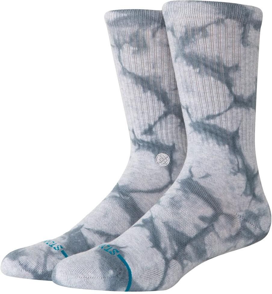 Stance  - Icon Crew Socks Dye Crew Grey - M - Chaussettes