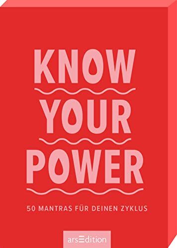 Know your power: 50 Mantras für deinen Zyklus Kartenbox mit Ideen für Ausgeglichenheit in allen vier Zyklusphasen - Preis vom 11.10.2026 15:43:13 h