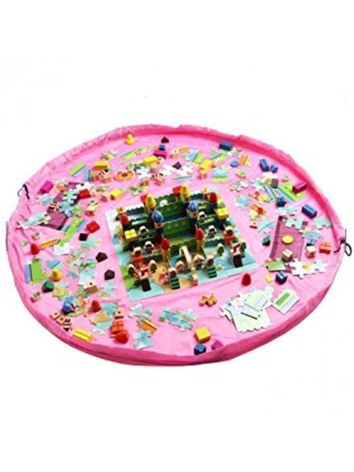 Pro Spielmatte & Aufbewahrungstasche für Lego und Spielzeug - Rosa