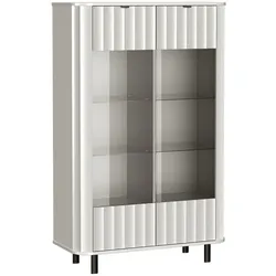 VITRINE MODERNO 200 / 98,3 cm in Weiß