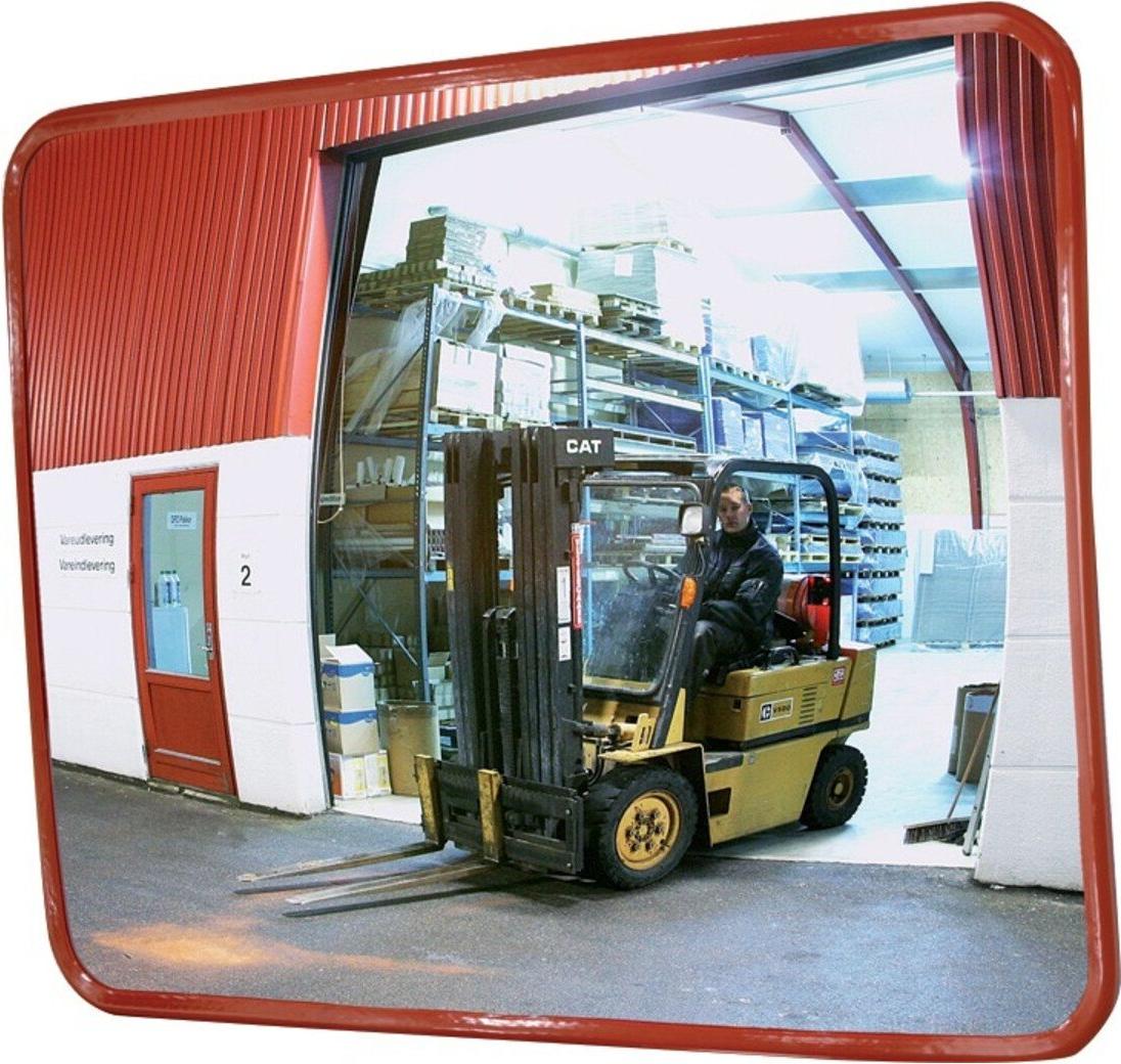 Dancop Verkehrsspiegel eckig H600xB800 mm für Außen