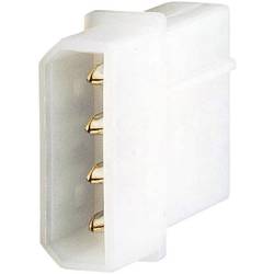 TRU COMPONENTS PC-Stromversorgungsstecker mit Kontakten Weiß Inhalt: 1 St. 1571896