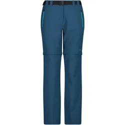 CMP Campagnolo, Damen, Outdoorhose, Zip Off (3XL), Blau