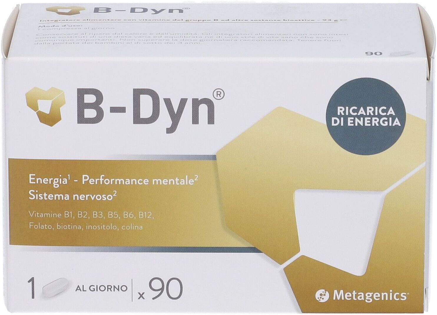 METAGENICS BELGIUM bvba Metagenics, B-Dyn, 90 Compresse