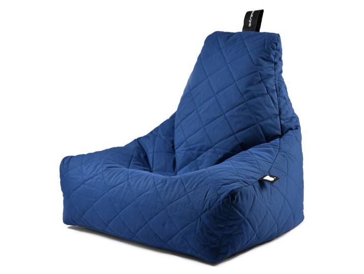 b-bag extreme lounging Sitzsack mighty-b Royal Blue - Quilted In & Outdoor