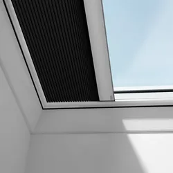 VELUX Wabenplissee FSK 090120 1045SWL Weiß, Schiene weiß